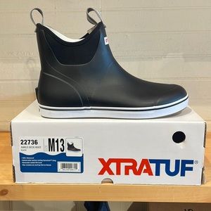 XTRATUF Men’s Black Ankle Deck Boot